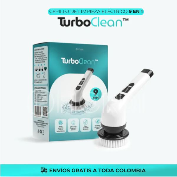Turbo Cepillo De Limpieza Electrica 9 en 1