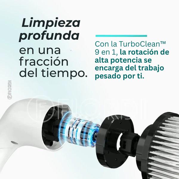 Turbo Cepillo De Limpieza Electrica 9 en 1