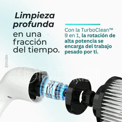 Turbo Cepillo De Limpieza Electrica 9 en 1