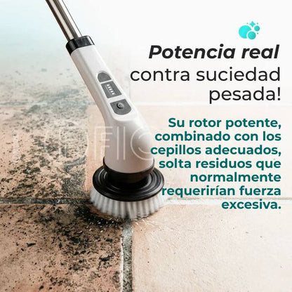 Turbo Cepillo De Limpieza Electrica 9 en 1